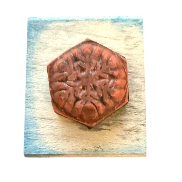 All Night Media Tiny Snowflake 155A Rubber Stamp - Picture 3 of 3